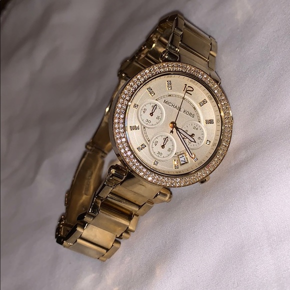 Gold Michael Kors Watch - Picture 1 of 5